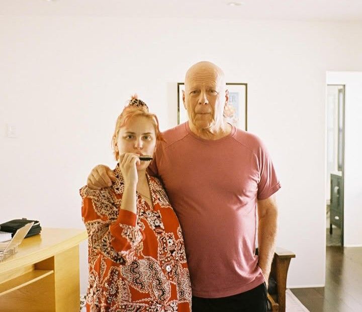 Tallulah Willis y Bruce Willis