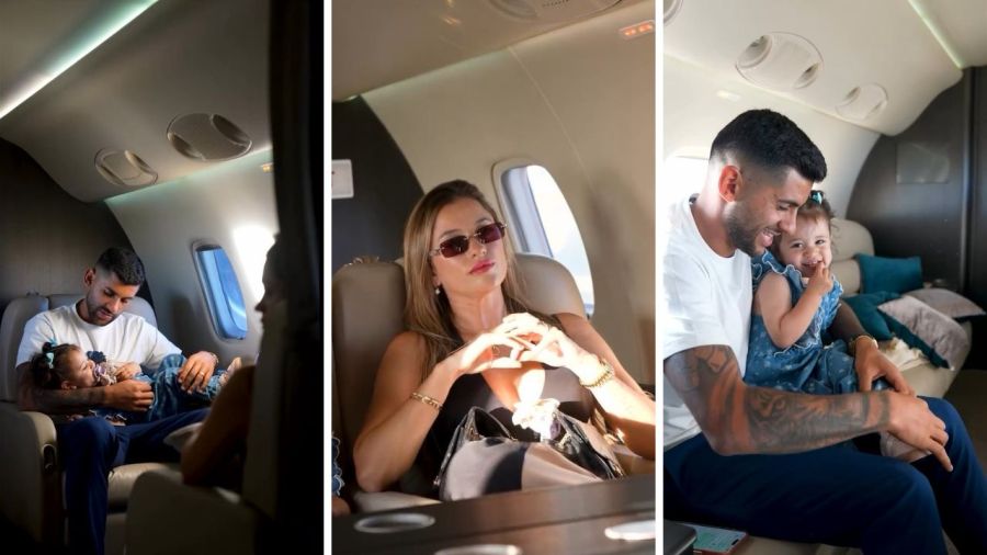 El avión privado de Cuti Romero