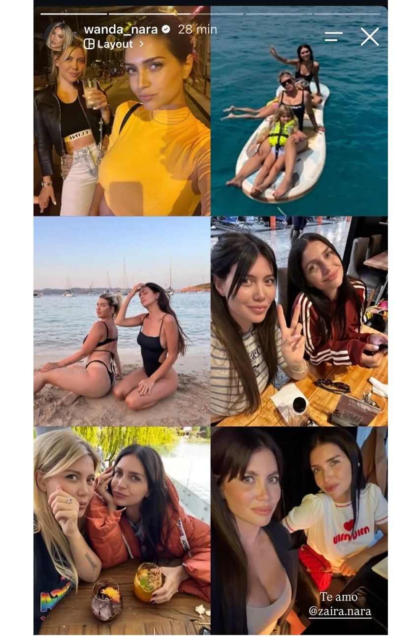 El posteo de Wanda Nara por el cumpleaños de Zaira Nara