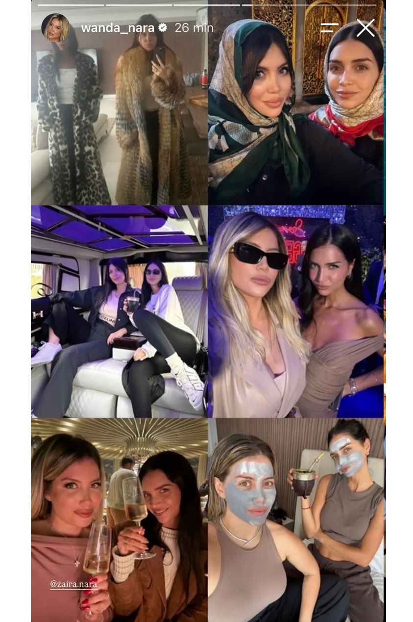 El posteo de Wanda Nara por el cumpleaños de Zaira Nara