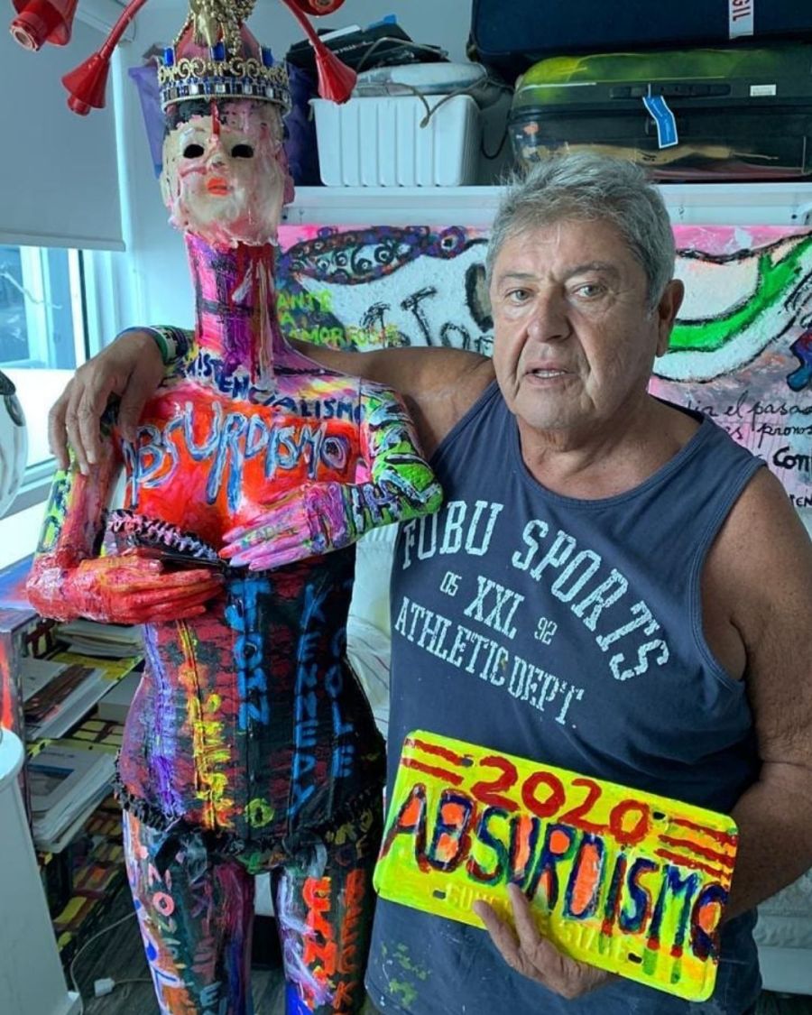 Moria Casán y Humberto Poidomani