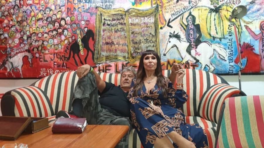 Moria Casán y Humberto Poidomani