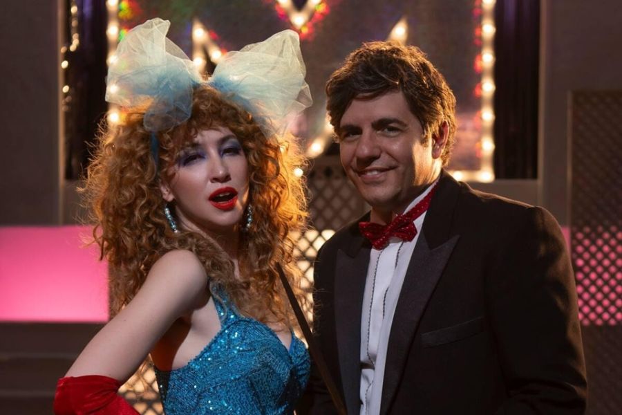 Moria Casán y Mario Castiglione