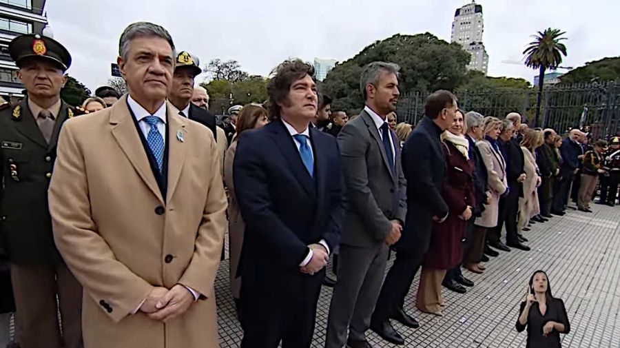 El Presidente Milei en la plaza General San Martín 17082026