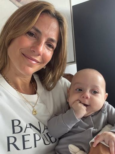 María Belén Ludueña celebró el Día del niño junto a su hijo Vito