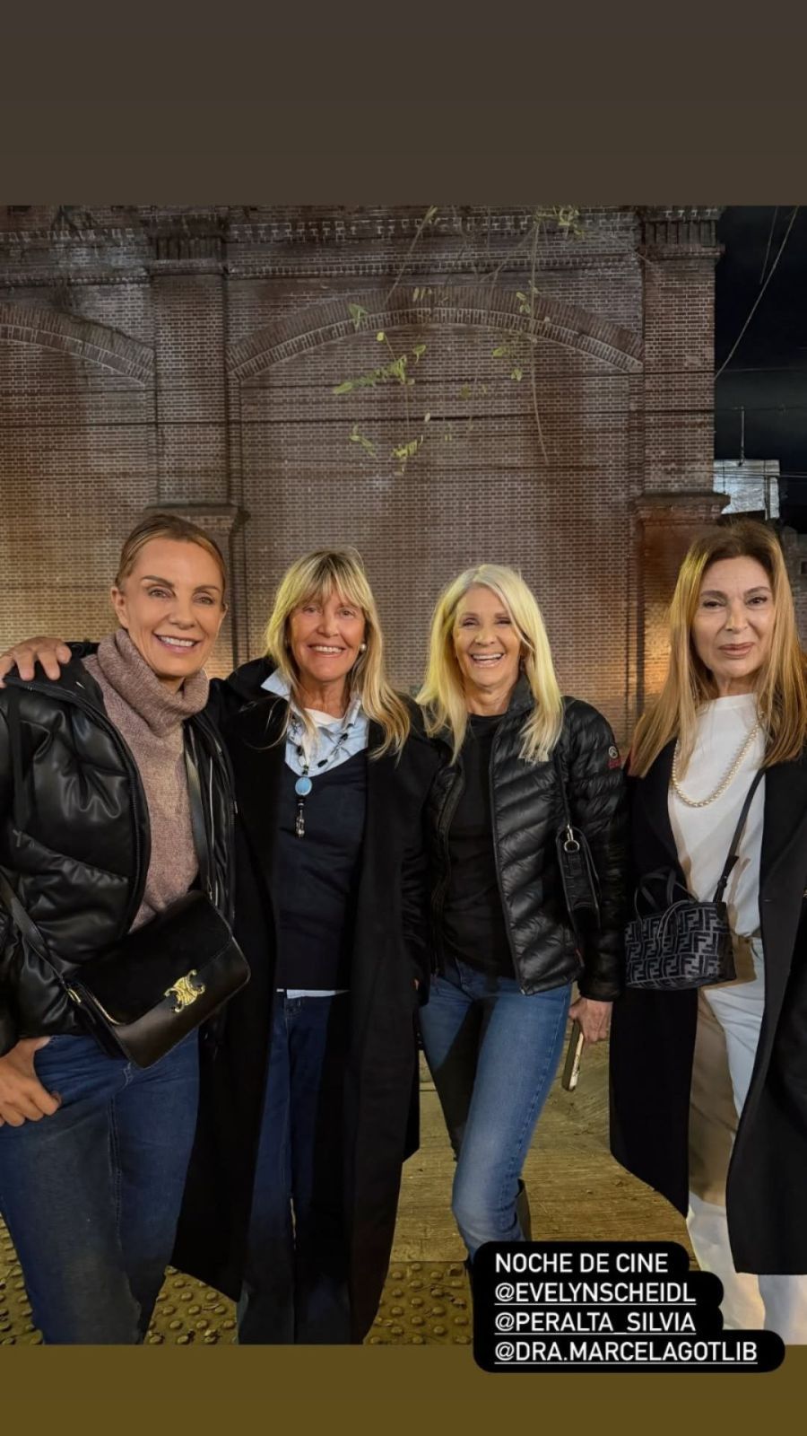 Nequi Galotti, Evelyn Scheidl, Silvia Peralta y Marcela Gotlib