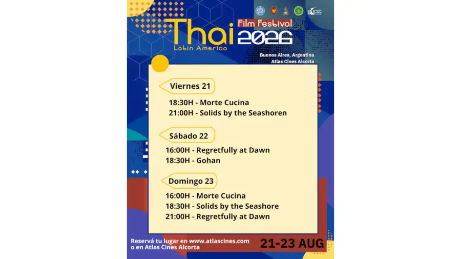 Festival de Cine Tailandés en Buenos Aires 18082026