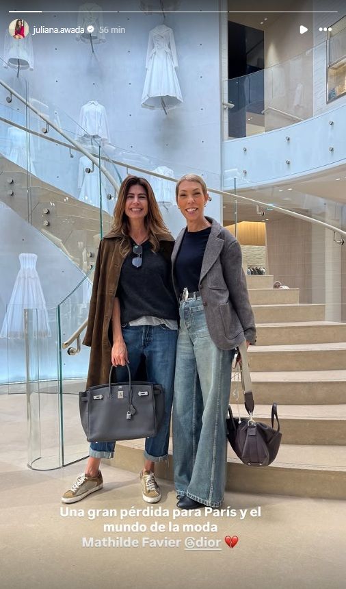 Juliana Awada despidió a Mathilde Favier