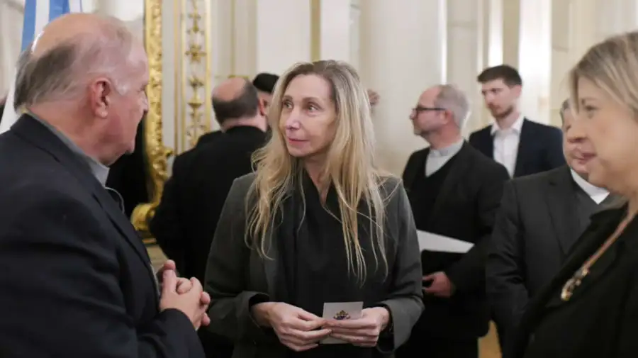 Karina Milei y la Iglesia se reunieron por la visita del papa León XIV 18082026