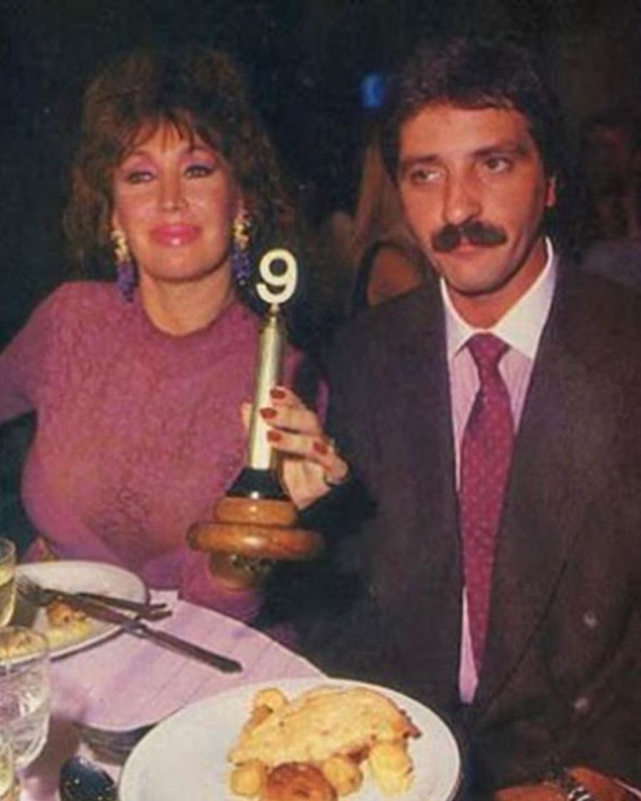 Moria Casán y Luis Vadalá