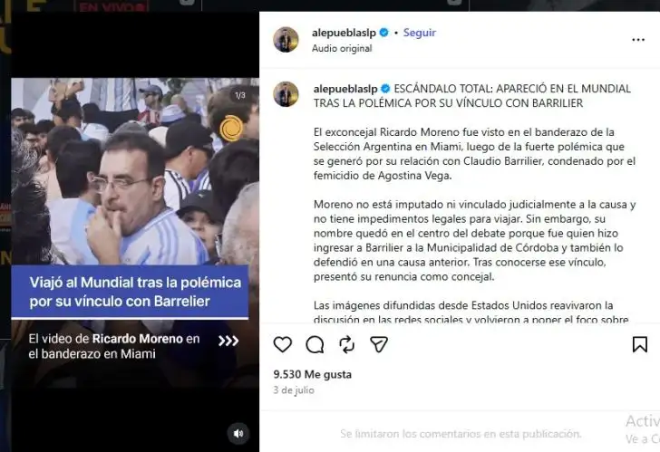 Posteo Alejandro Pueblas