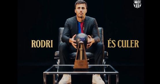 Rodri es nuevo jugador del Barcelona