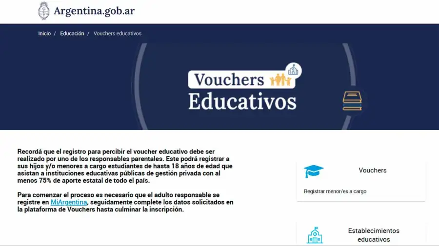 Vouchers Educativos