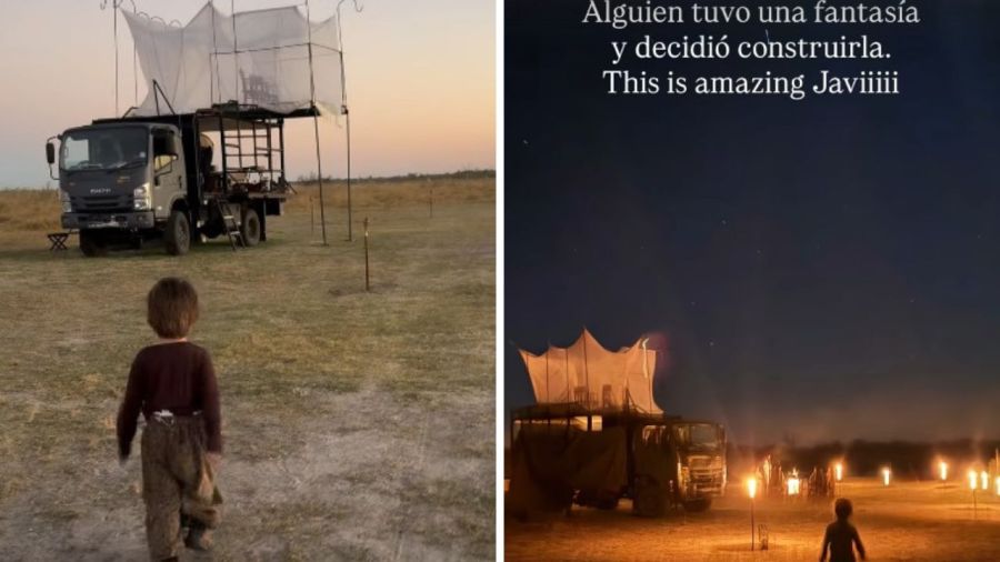 Calu Rivero, Aíto de la Rúa y sus hijos Bee y Tao
