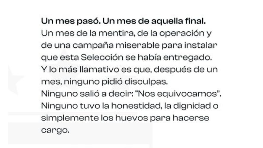 Carta del Chiqui Tapia