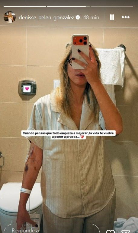 Denisse González nuevamente internada 
