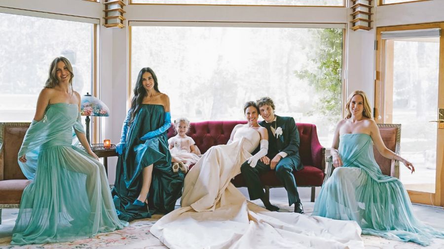 El casamiento de Tallulah Willis, la hija de Bruce Willis y Demi Moore