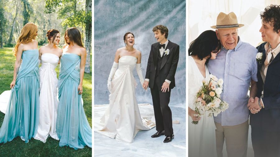 El casamiento de Tallulah Willis, la hija de Bruce Willis y Demi Moore