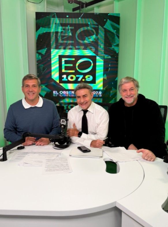 Franco Mercuriali, Luis Majul y Horacio Cabak