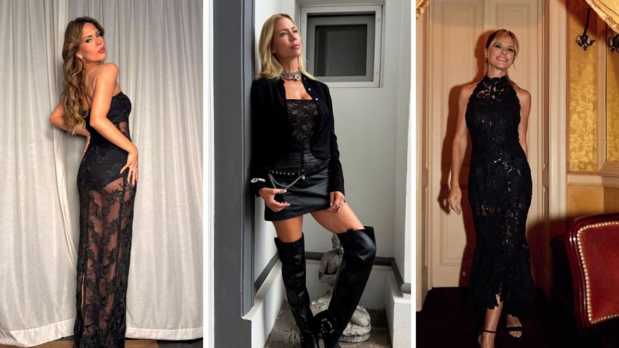 Los looks con transparencias de Barby Franco, Nicole Neumann y Mariana Fabbiani
