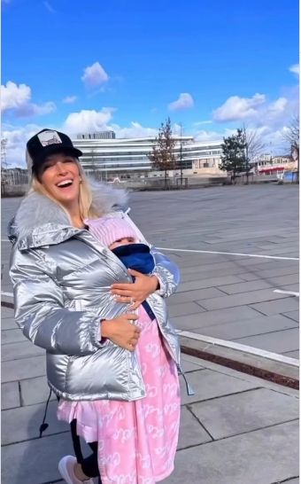 Luisana Lopilato y su hija Cielo