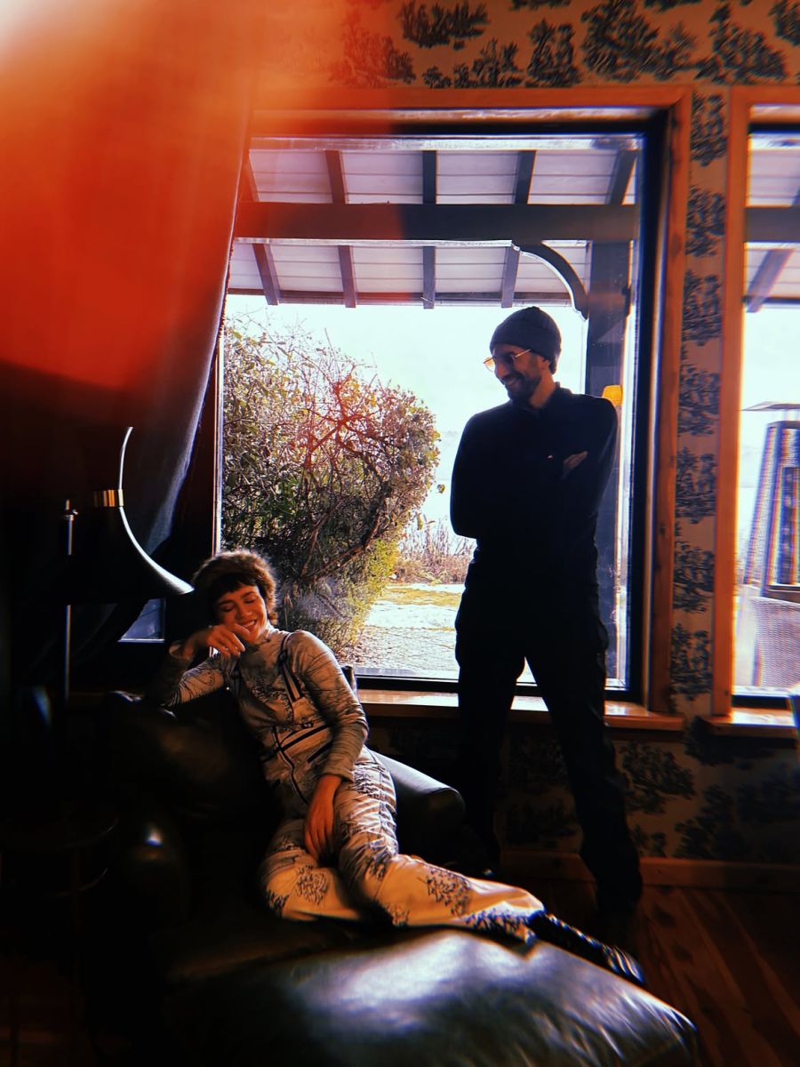 Celeste Cid y Santiago Korovsky en la Patagonia