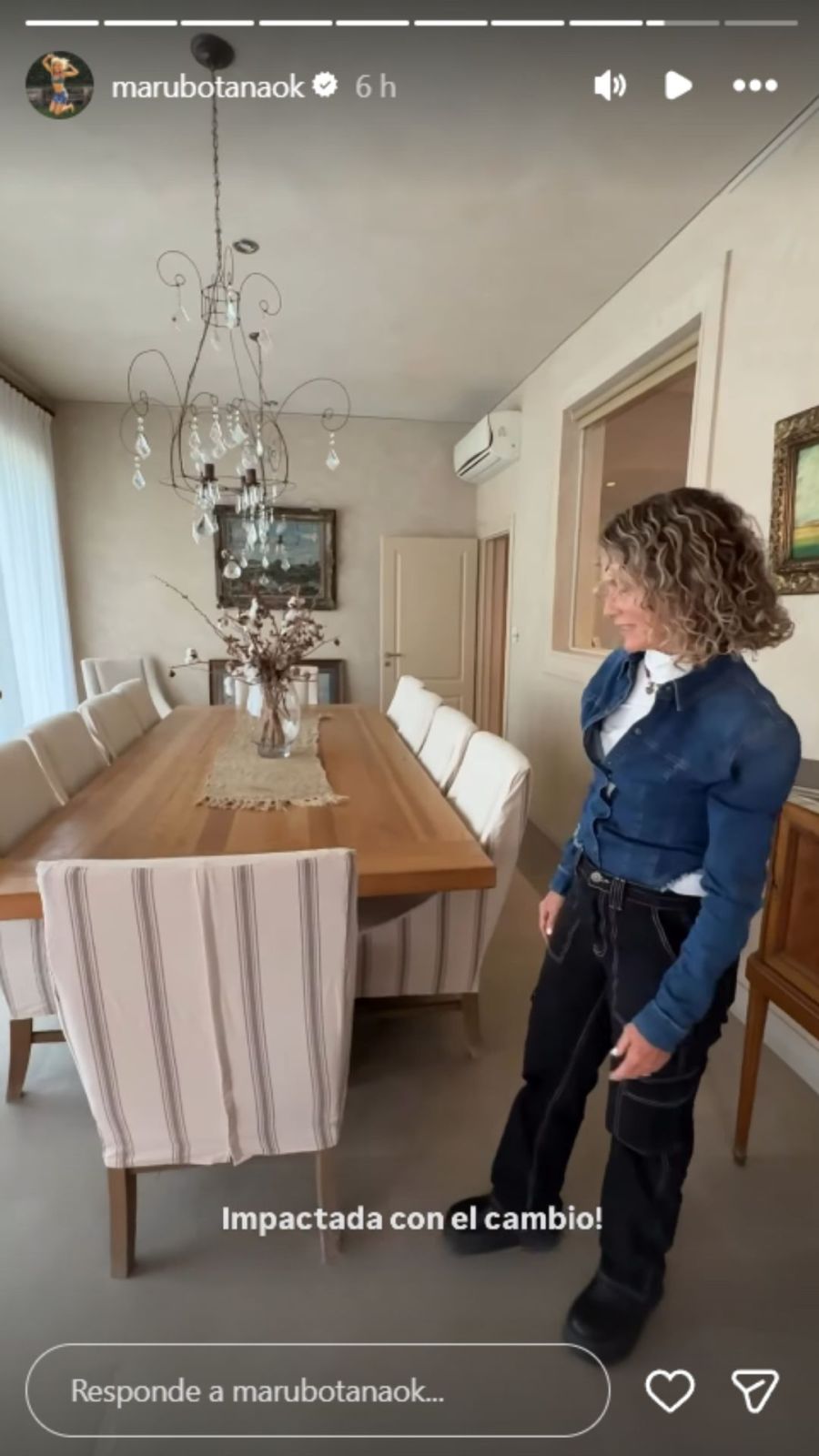 El comedor y living de Maru Botana