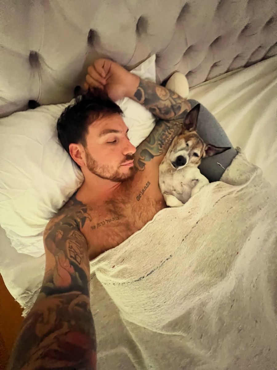 Federico Bal por la muerte de su perro