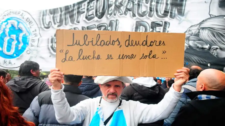 Marcha de endeudados CGT