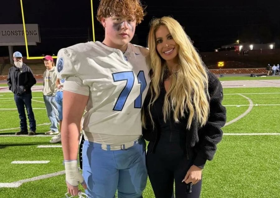 Kim Zolciak y su hijo Kroy Biermann Jr