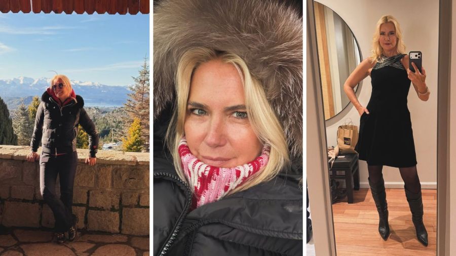 Las vacaciones de Valeria Mazza en Bariloche