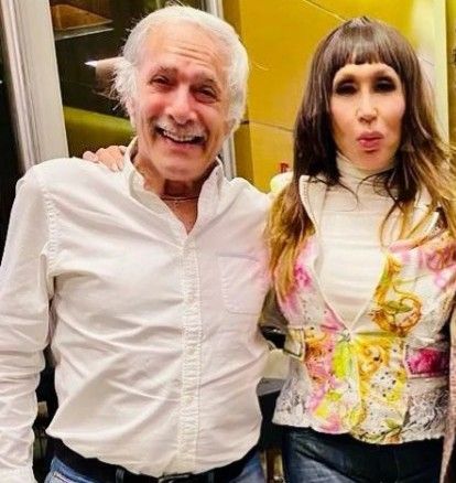 Moria Casán y Pato Galmarini