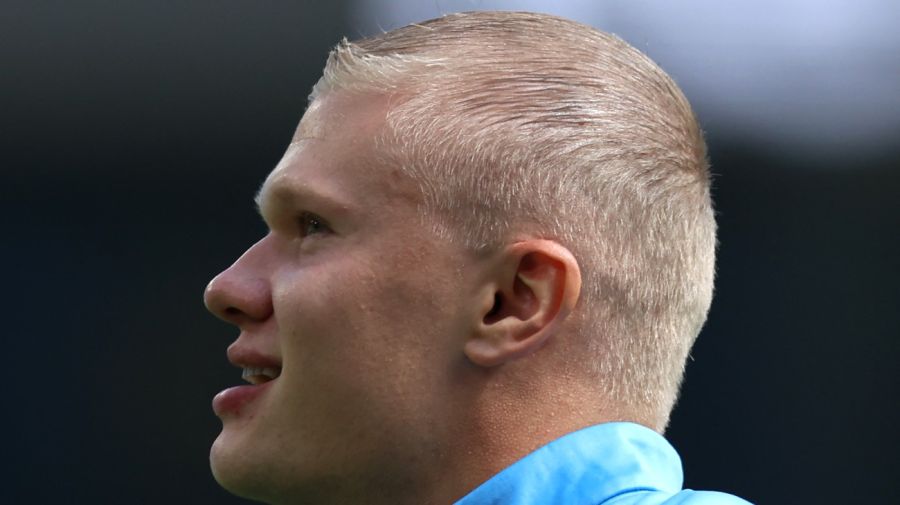 El drástico corte de pelo de Erling Haaland