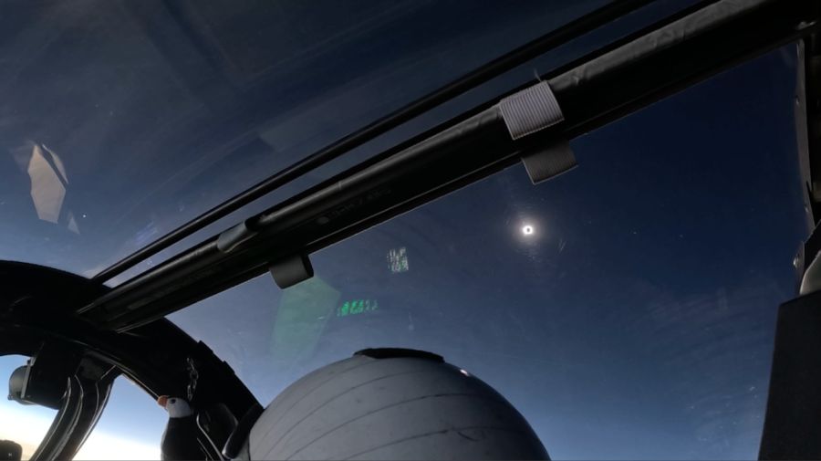 Registros del eclipse solar de agosto