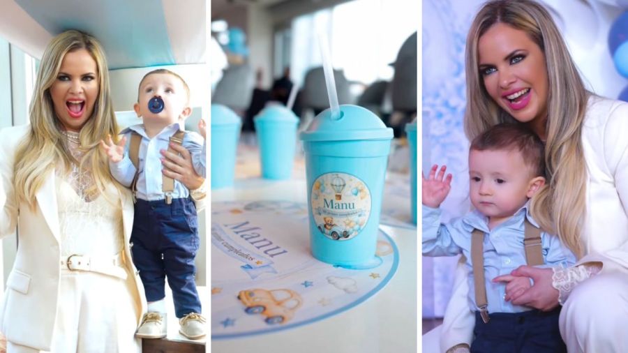 Alejandra Maglietti y su hijo Manu