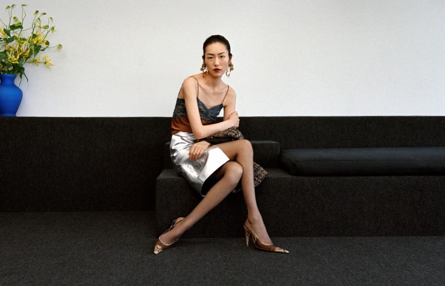 Connor Storrie, Rosé y Liu Wen para Saint Laurent