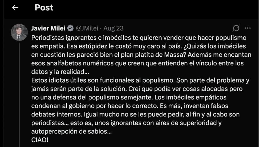 Javier Milei