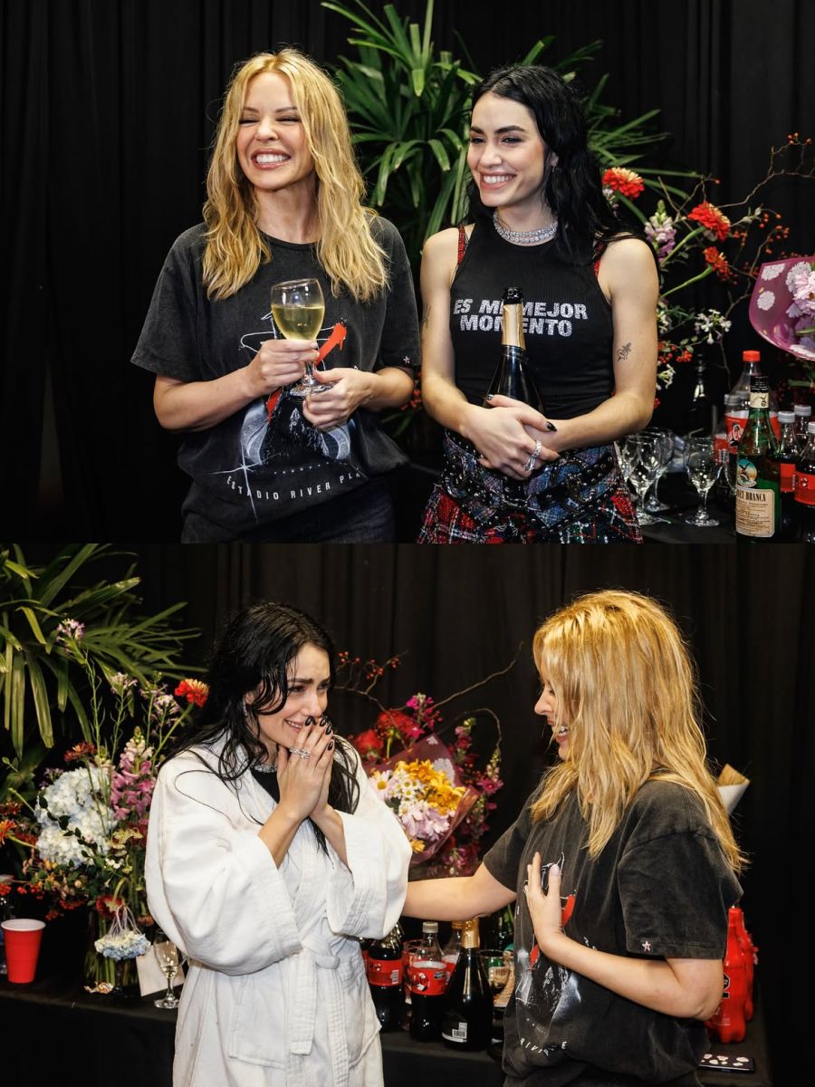 Lali Espósito y Kylie Minogue