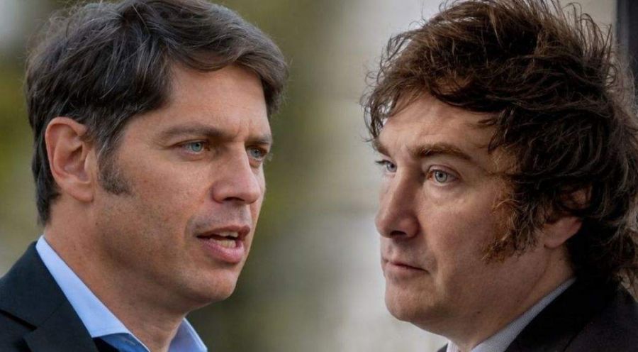 Axel Kicillof y Javier Milei