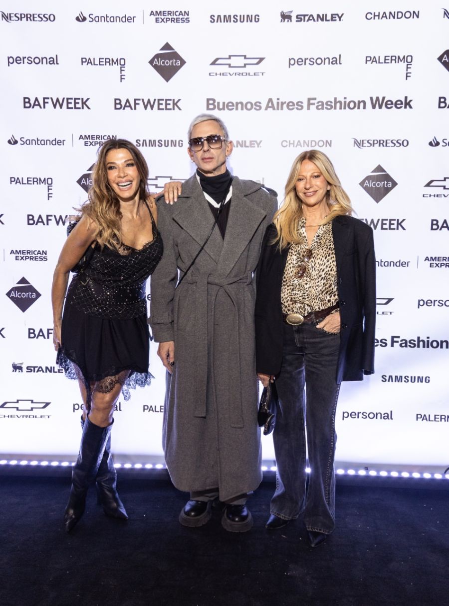 Catherina Fulop, Fabián Paz y Claudia Fontán 