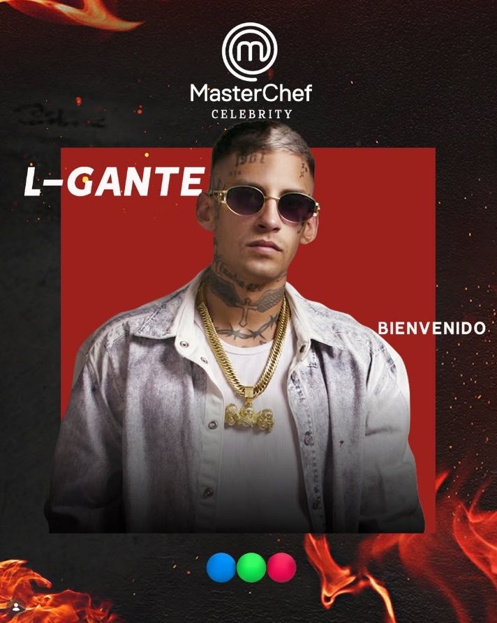 L-Gante fue confirmado como participante de MasterChef Celebrity 2026