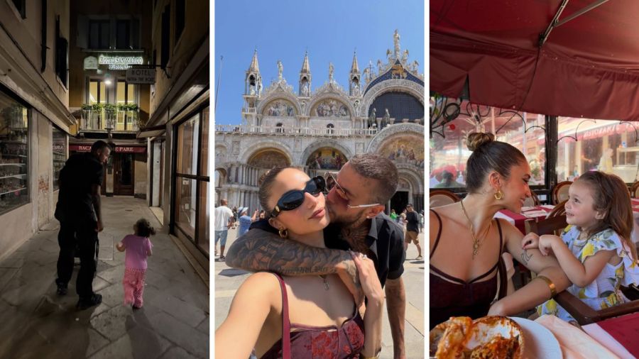 Las fotos de Melody Luz y Alex Caniggia en Venecia