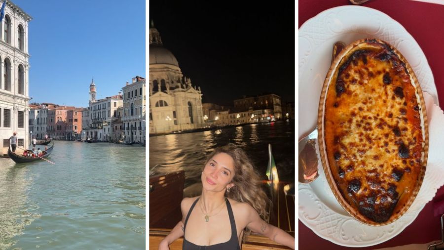 Las fotos de Melody Luz y Alex Caniggia en Venecia