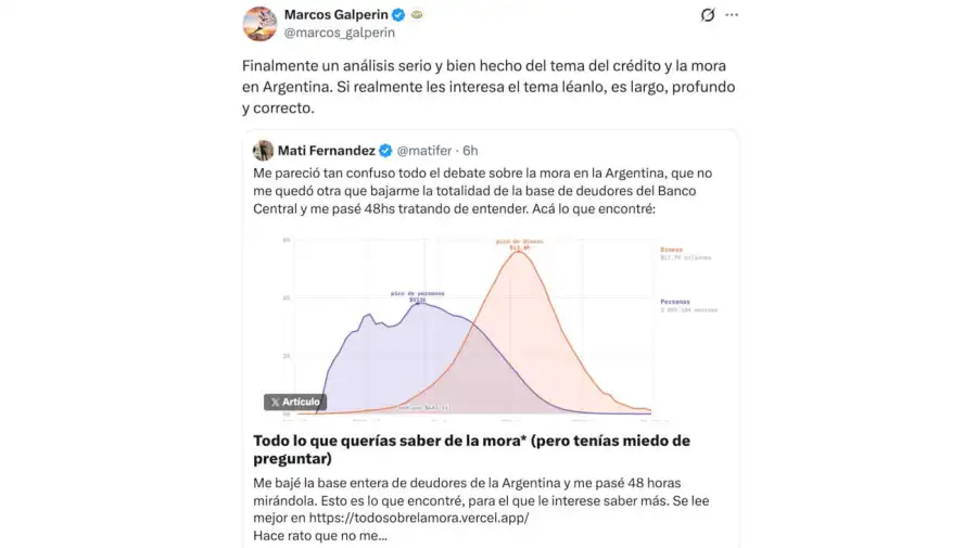 Marcos Galperin X 24082026