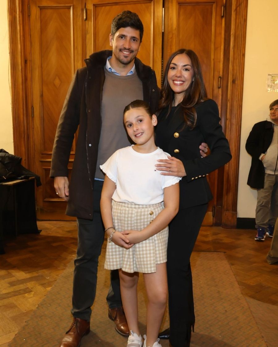 Salvador Becciu, Floppy Tesouro y su hija, Morea