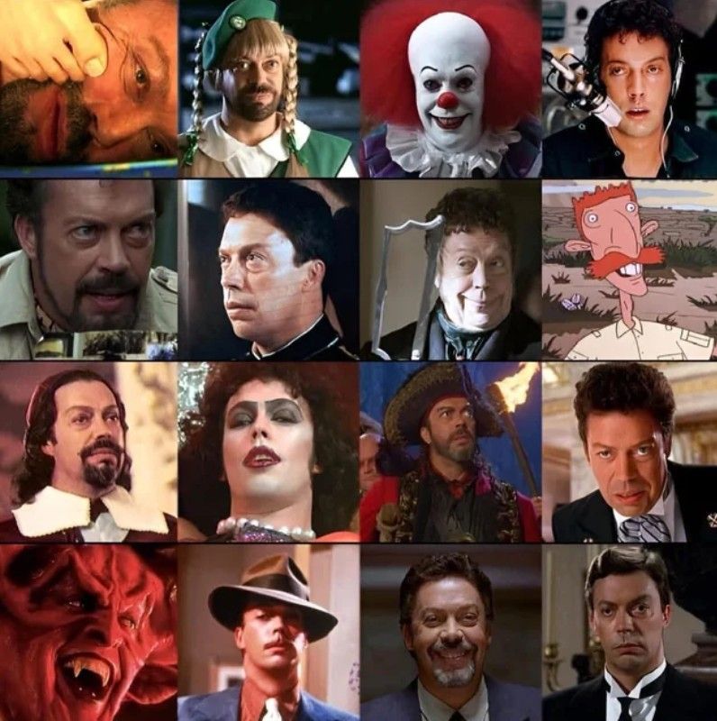 Algunos de los personajes icónicos de Tim Curry