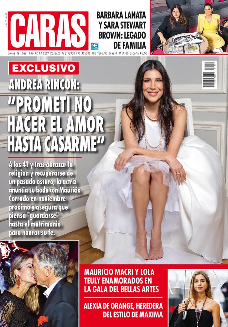 Andrea Rincón: “Prometí no tener relaciones sexuales hasta casarme”