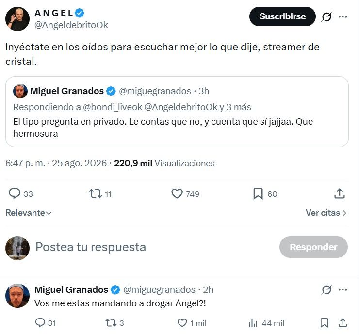Ángel de Brito y Migue Granados