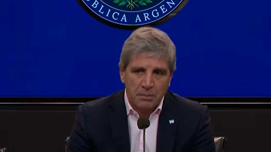 Conferencia de Prensa de Luis Caputo