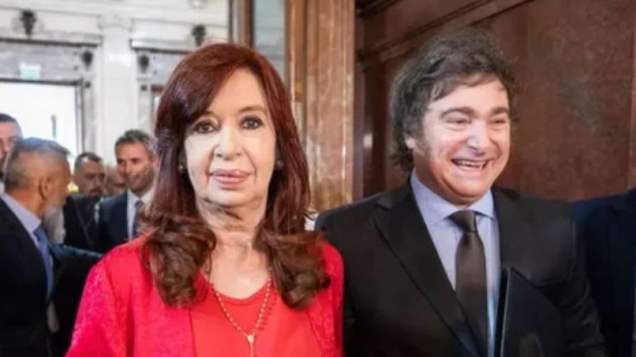 Cristina Kirchner y Javier Milei